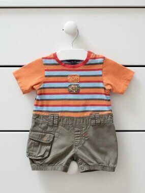 Souris Mini One-Piece Striped Romper 12 Months (74 cm)